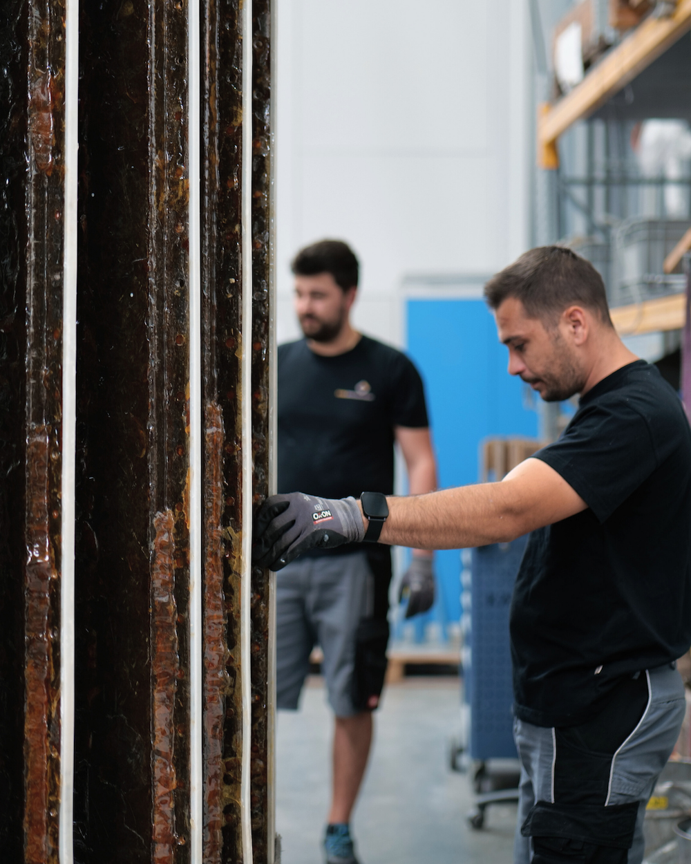 Arbeiter in einer Lagerhalle