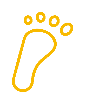 Kohlenstoffdioxid Fußabdruck Symbol